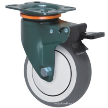 Medium Duty Good Sale Thermoplastic Rubber Caster 75mm 3 inch Elastomer TPR Wheel Manufacture